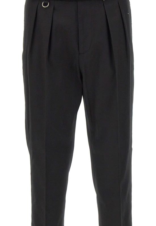 25FW 파올로페코라 스트레이트 팬츠 B0515183 9000 Black - PAOLO PECORA