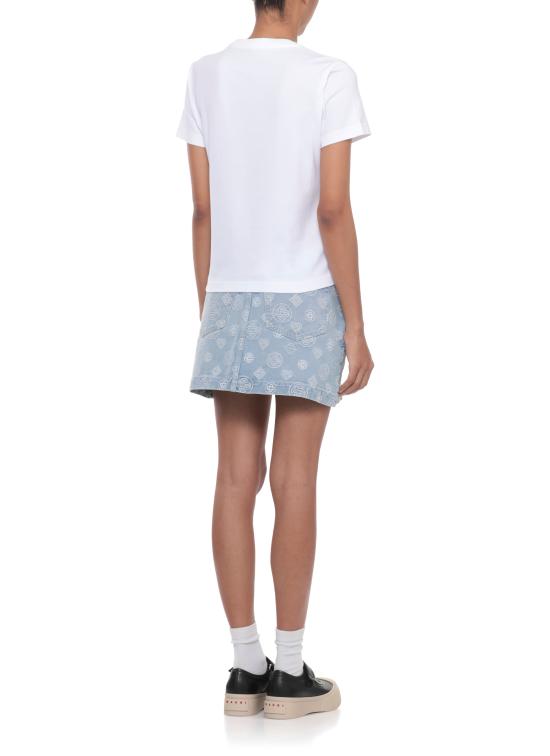 25FW 카사블랑카 반팔 티셔츠 WAW25JTS02002 WHITE White - CASABLANCA