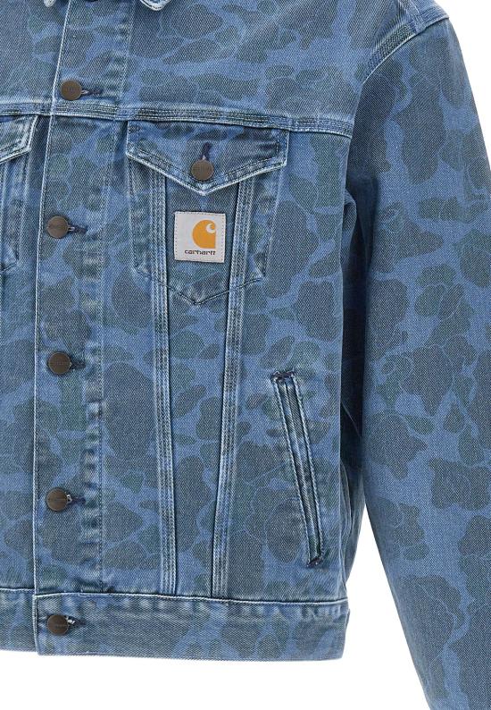 25FW 칼하트 WIP 데님 자켓 I033766 2I235 Blue - CARHARTT WIP