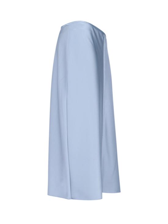 25FW 아미 미디 스커트 FSK447 PL0037 4506 Blue - AMI