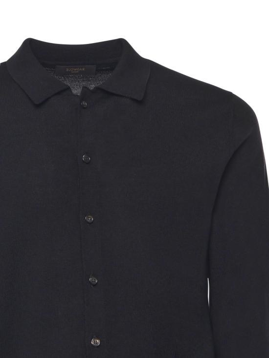 25FW 자노네 긴팔 셔츠 810157 ZR274Z0015 Black - ZANONE