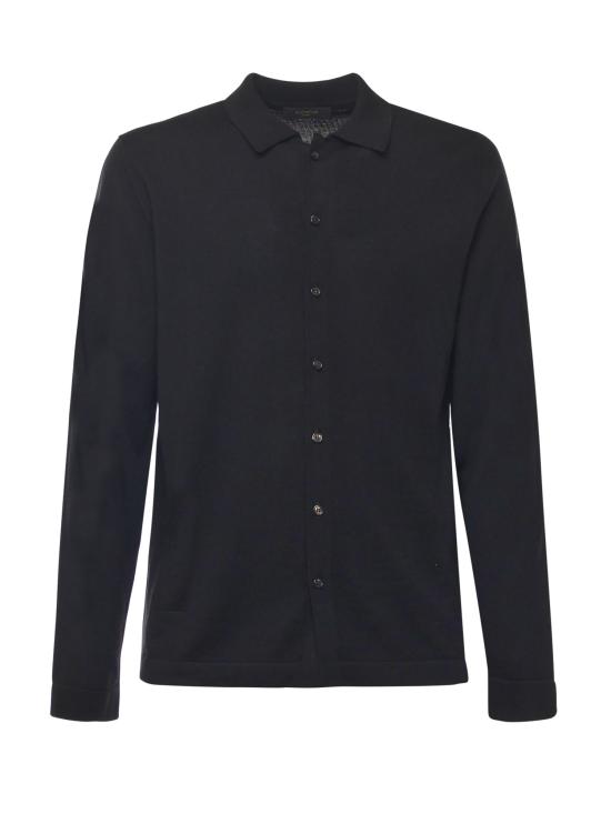 25FW 자노네 긴팔 셔츠 810157 ZR274Z0015 Black