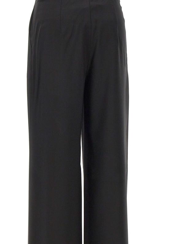 25FW 막스마라 스튜디오 스트레이트 팬츠 2526136051600 001 Black - MAX MARA STUDIO