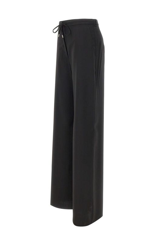 25FW 막스마라 스튜디오 스트레이트 팬츠 2526136051600 001 Black - MAX MARA STUDIO