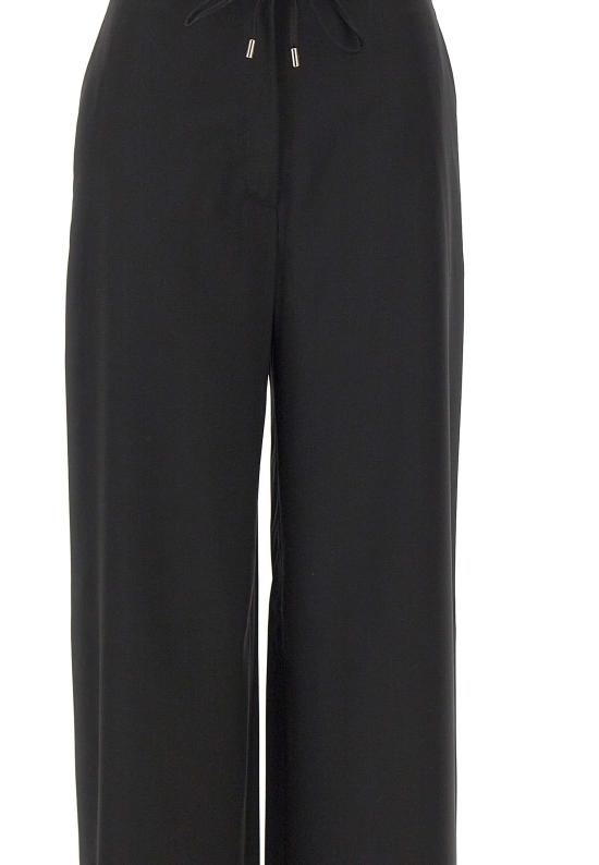 25FW 막스마라 스튜디오 스트레이트 팬츠 2526136051600 001 Black - MAX MARA STUDIO