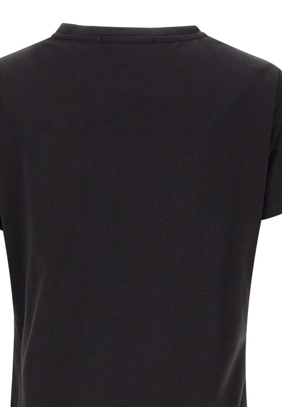 25FW 카오스 반팔 티셔츠 RIJBR003 0001 Black - KAOS