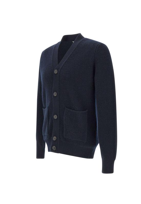 25FW 필리포 드 로렌티스 가디건 CB3MLT WC7P891 Blue - FILIPPO DE LAURENTIIS