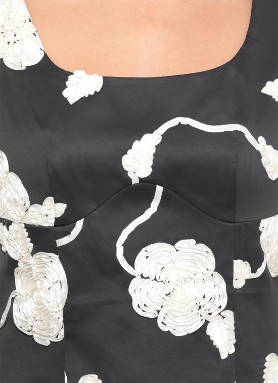 25FW 로테이트 미디 원피스 114593000 1000 BLACK COMB Black - ROTATE