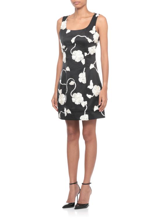 25FW 로테이트 미디 원피스 114593000 1000 BLACK COMB Black - ROTATE