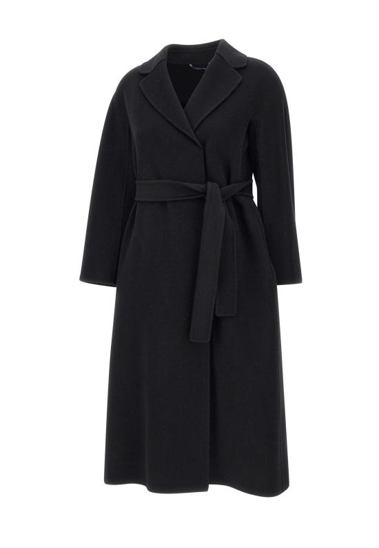 25FW 에스막스마라 에스투리아 버진울 코트  2529016081600 013 Black