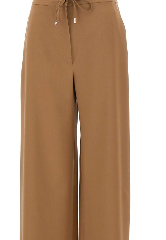 25FW 막스마라 스튜디오 스트레이트 팬츠 2526136051600 026 Brown - MAX MARA STUDIO