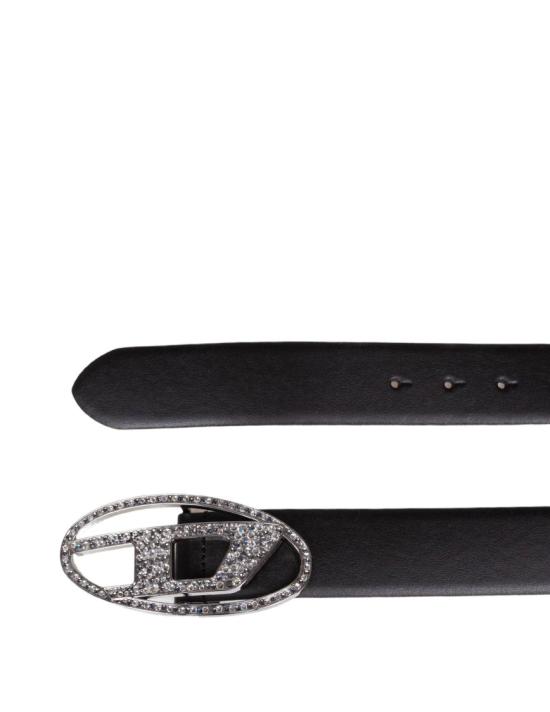 25SS 디젤 가죽 벨트 X09611 P6364 T8013 Black - DIESEL