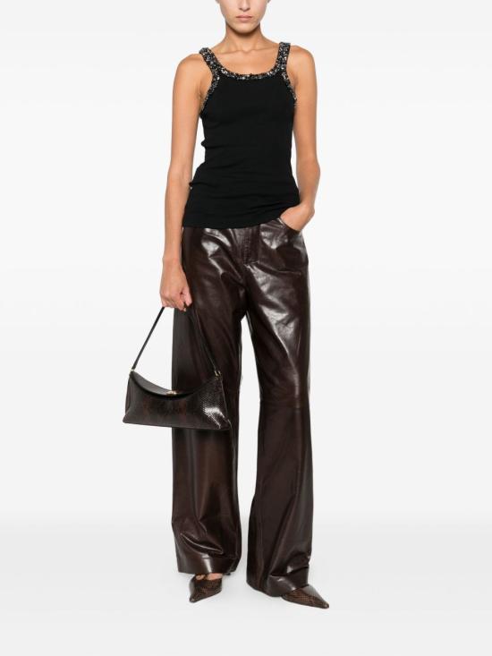 25FW 핑코 민소매 티셔츠 104109A2TM Z99 Black - PINKO