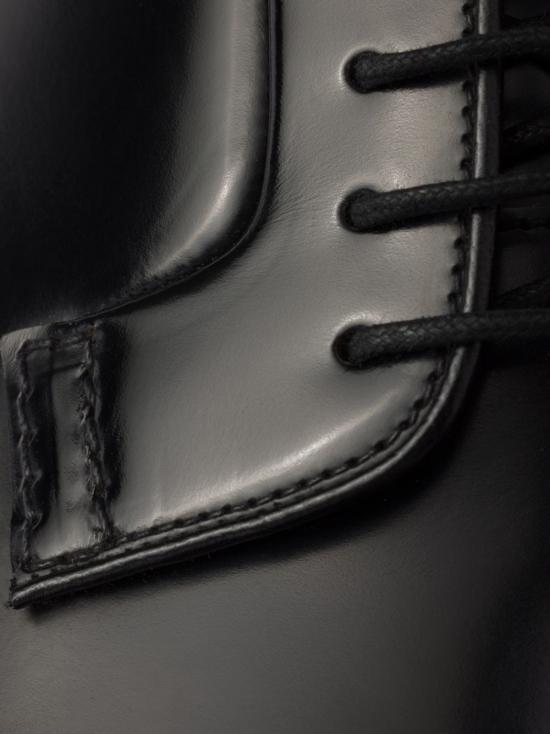 25FW 프라다 브러쉬드 레더 레이스업 슈즈  2EB200FX000055F0002 BLACK DOM - PRADA