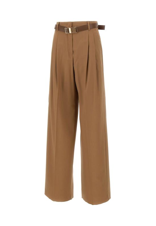 25FW 막스마라 스튜디오 스트레이트 팬츠 2526136061600 026 Brown