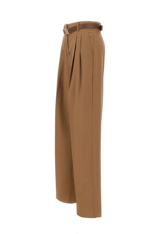 25FW 막스마라 스튜디오 스트레이트 팬츠 2526136061600 026 Brown - MAX MARA STUDIO