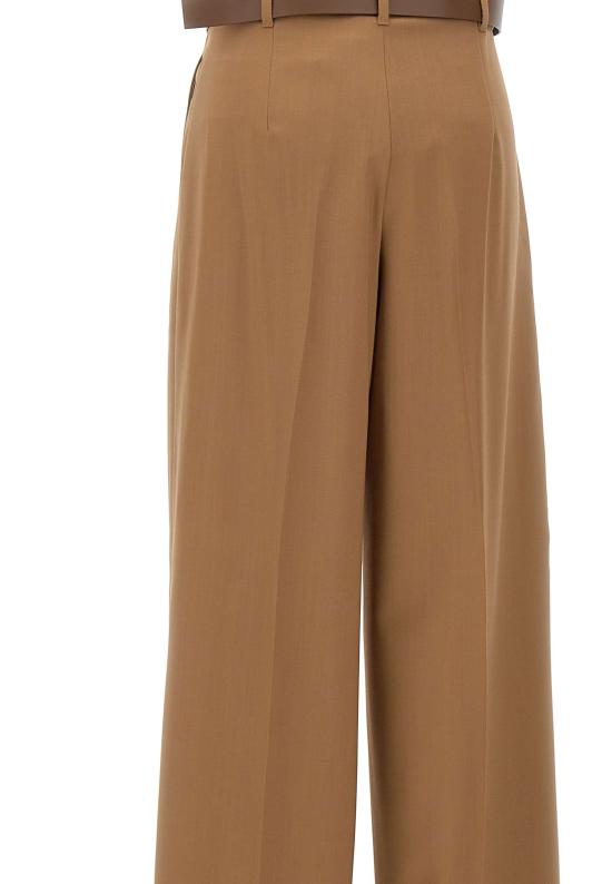 25FW 막스마라 스튜디오 스트레이트 팬츠 2526136061600 026 Brown - MAX MARA STUDIO