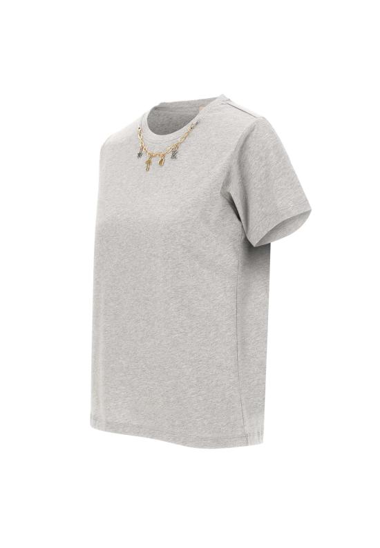 25FW 카오스 반팔 티셔츠 RIJBR003 0M07 Grey - KAOS