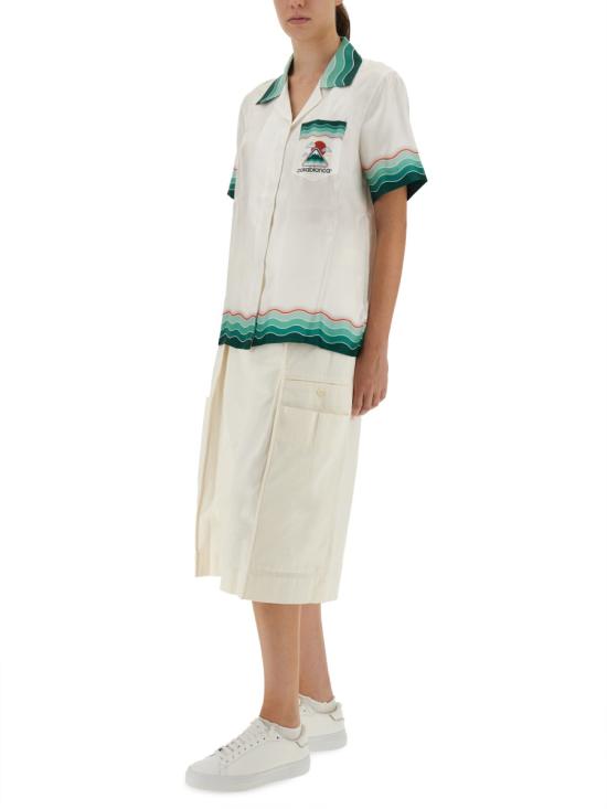 25FW 카사블랑카 블라우스/셔츠 WPF25 SH 200 05MONTAGNEONDULEE MULTICOLOUR - CASABLANCA