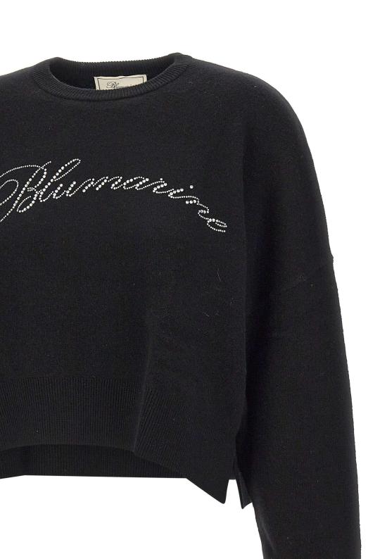 25FW 블루마린 스웨터 2M617A N0990 Black - BLUMARINE