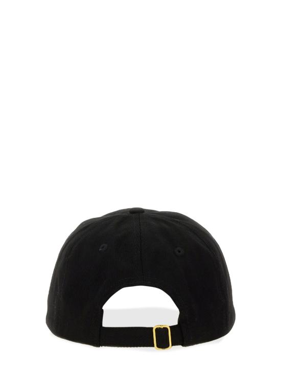 25FW 카사블랑카 볼캡 APF25 HAT 002 03CASABLANCALOGO BLACK - CASABLANCA