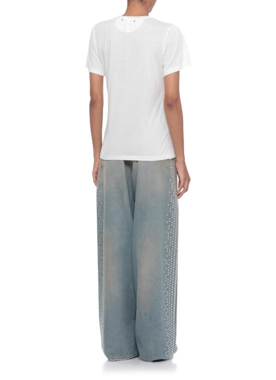 25FW 골든구스 반팔 티셔츠 GWP02322 P002116 11616 JOURNEY Ivory - GOLDEN GOOSE