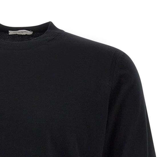 25FW 파올로페코라 스웨터 A001F001 9000 Black - PAOLO PECORA
