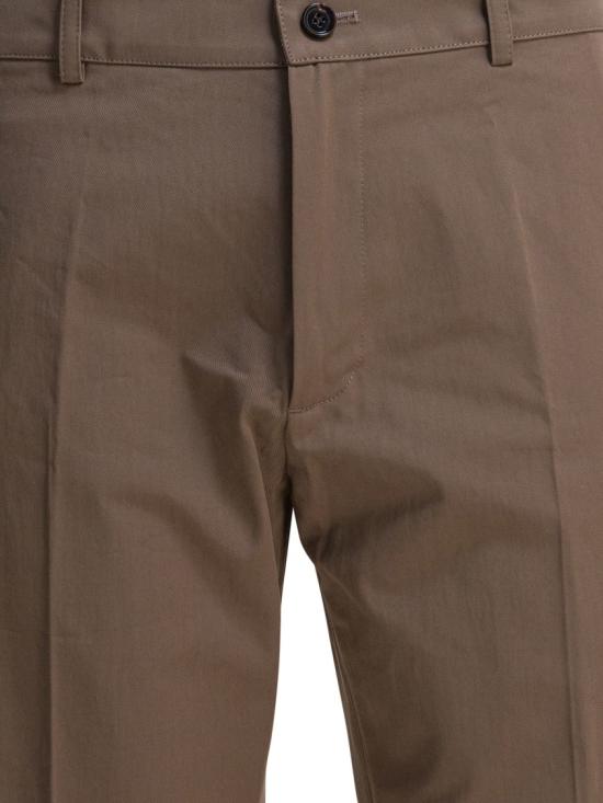 25FW 버버리 코튼 치노 팬츠 8115462 Brown - BURBERRY