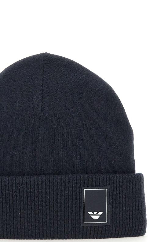 24FW 엠포리오 아르마니 비니 EM000431 AF10401UB118 Blue - EMPORIO ARMANI