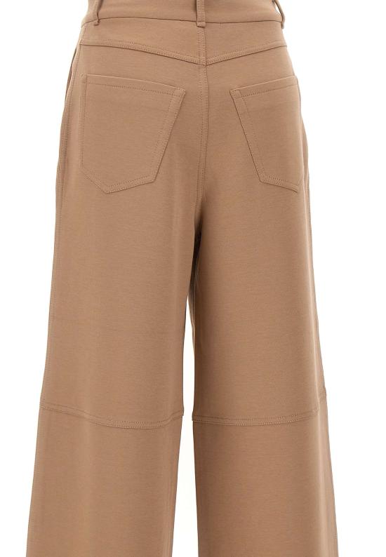 25FW 에스막스마라 MERLOT 메를로 코튼 팬츠 2529786021600 005 Brown - 'S MAX MARA