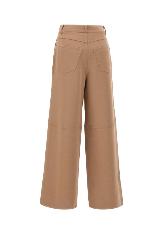 25FW 에스막스마라 MERLOT 메를로 코튼 팬츠 2529786021600 005 Brown - 'S MAX MARA