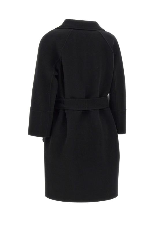 25FW 에스막스마라 ARONA 아로나 쇼트 더블 페이스 울 코트 2529016071600 013 Black - 'S MAX MARA