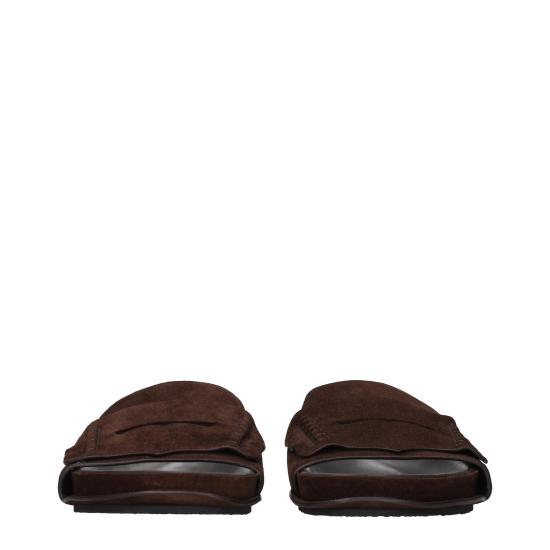  자크뮈스 뮬/슬리퍼 255FO1724354880 DARK BROWN DOM - JACQUEMUS