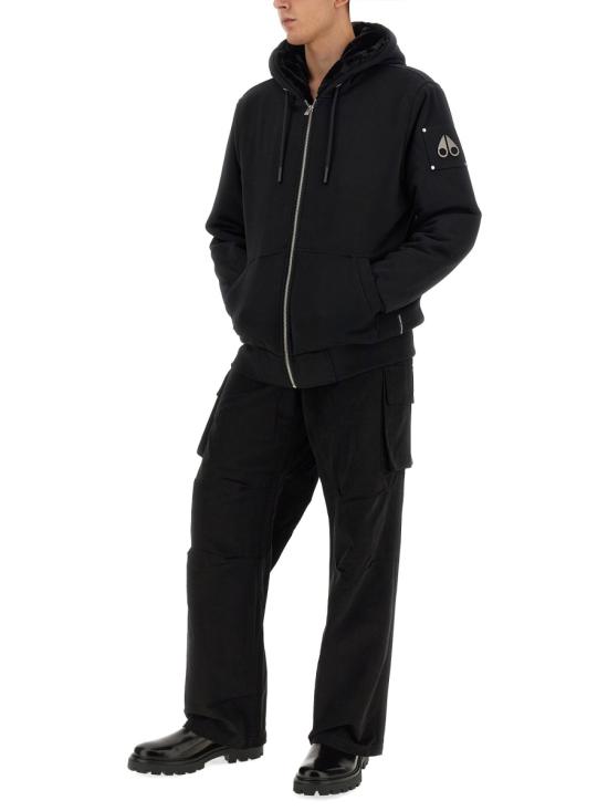 25FW 무스너클 스웨터 M32MS600 292 BLACK - MOOSE KNUCKLES