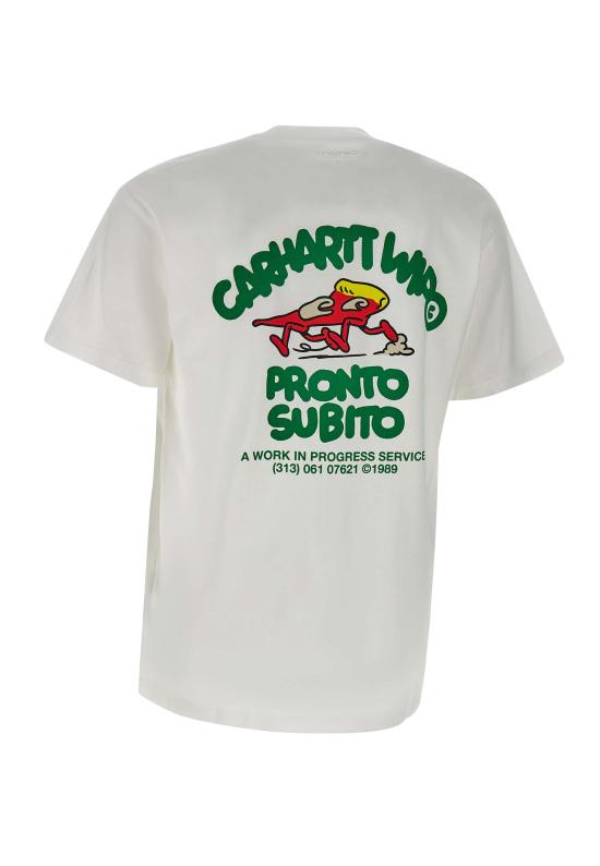 25FW 칼하트 WIP 반팔 티셔츠 I035195 02XX White - CARHARTT WIP
