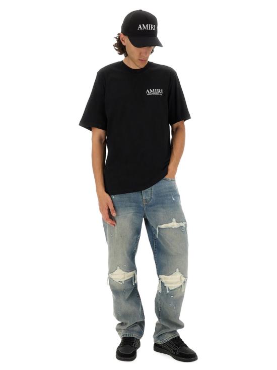 25FW 아미리 반팔 티셔츠 AMJYTE1075 BLACK - AMIRI