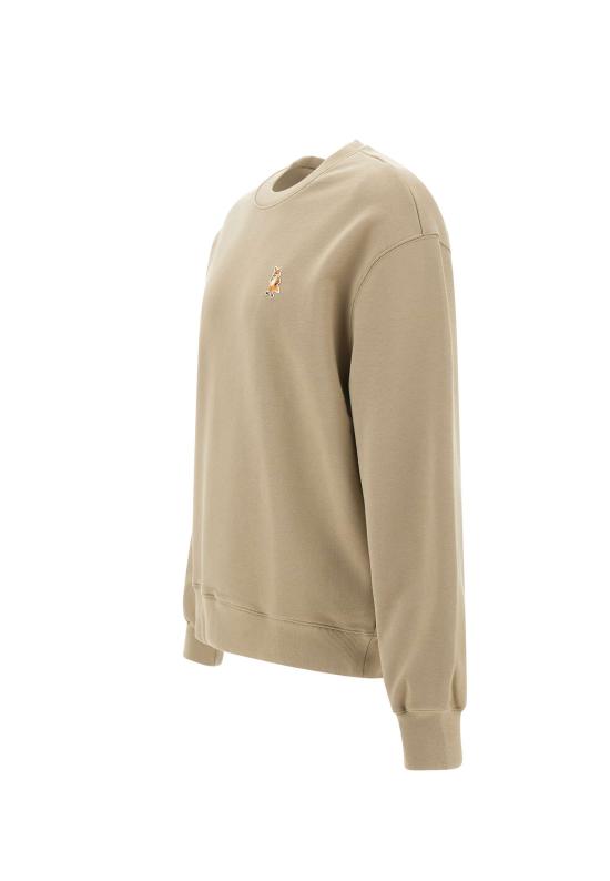 25FW 메종키츠네 긴팔 티셔츠 PM00311KM0341 0302 Beige - MAISON KITSUNE