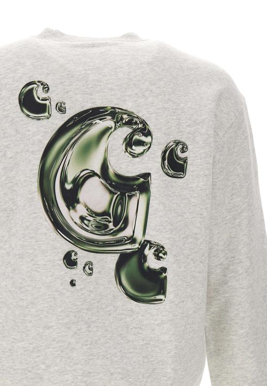 25FW 칼하트 WIP 긴팔 티셔츠 I035189 482XX Grey - CARHARTT WIP