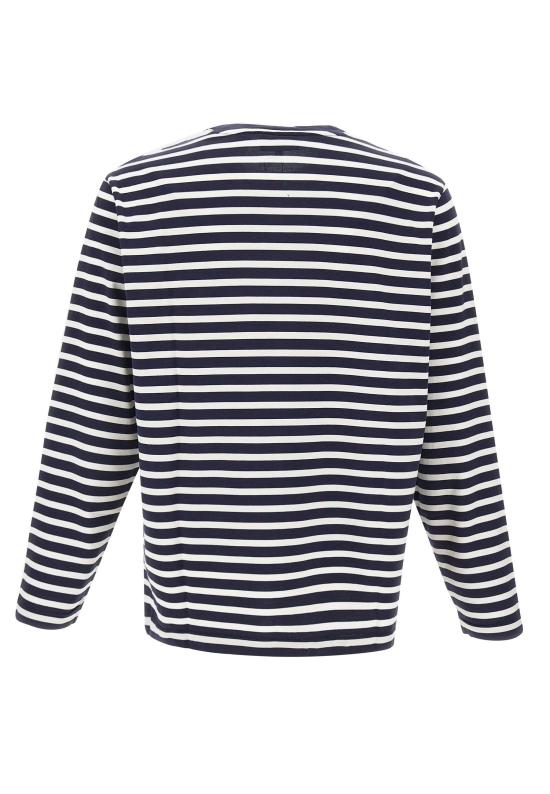 25FW 메종키츠네 폭스 헤드 롱슬리브 티셔츠 PM00122KJ0044 B481 Blue - MAISON KITSUNE