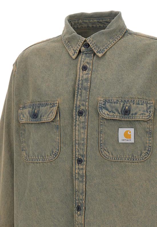 25FW 칼하트 WIP 셔츠 I035821 3FUGD Blue - CARHARTT WIP