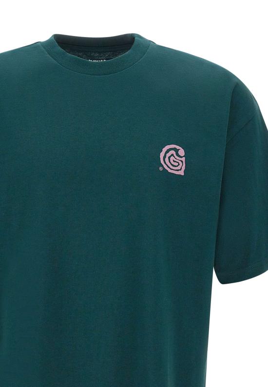 25FW 칼하트 WIP 반팔 티셔츠 I035194 0AUXX Green - CARHARTT WIP