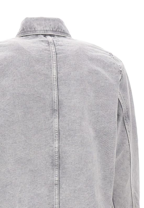 25FW 칼하트 WIP 아크틱 디어본 캔버스 12온즈 자켓   I035817 895F Black - CARHARTT WIP