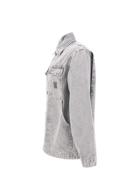 25FW 칼하트 WIP 아크틱 디어본 캔버스 12온즈 자켓   I035817 895F Black - CARHARTT WIP