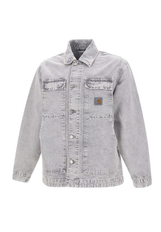 25FW 칼하트 WIP 아크틱 디어본 캔버스 12온즈 자켓   I035817 895F Black