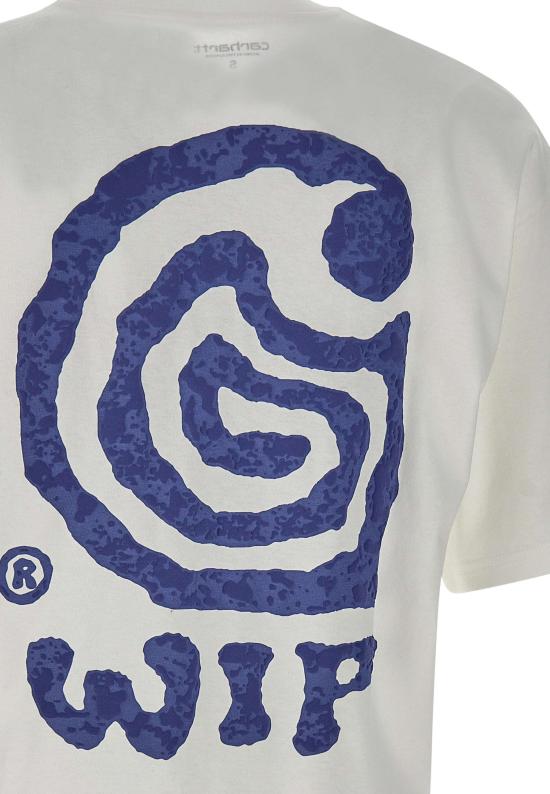 25FW 칼하트 WIP 반팔 티셔츠 I035194 02XX White - CARHARTT WIP
