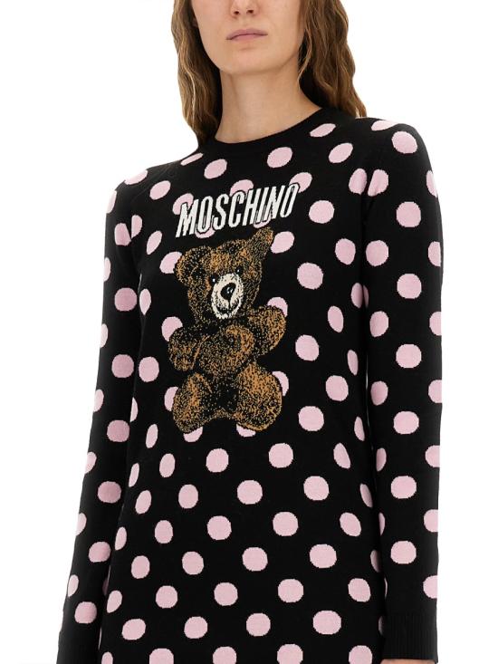 25FW 모스키노 원피스 04875401 1555 BLACK - MOSCHINO