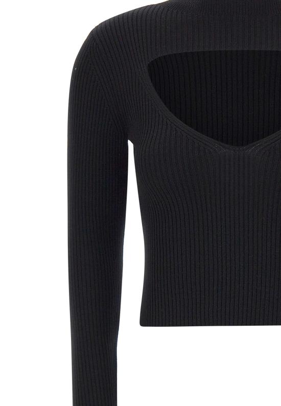 25FW 디젤 스웨터 A18904 0PLBF9XX Black - DIESEL