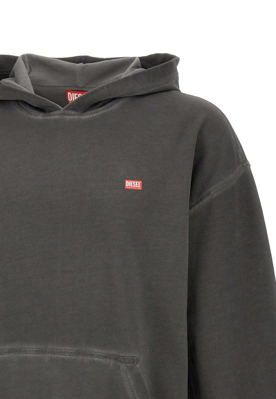 25FW 디젤 긴팔 티셔츠 A19333 0IKBR9XX Grey - DIESEL