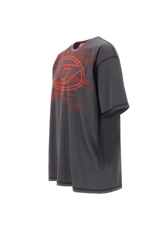 25FW 디젤 반팔 티셔츠 A18653 0AGCA9AW Grey - DIESEL