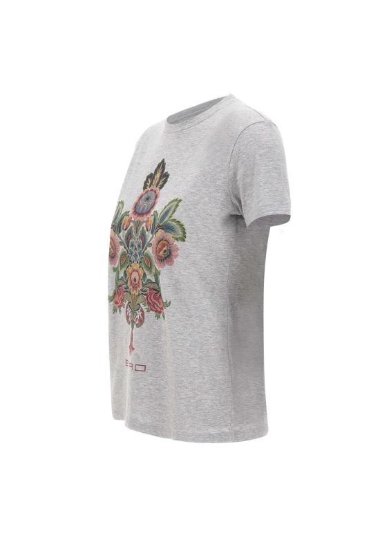 25FW 에트로 반팔 티셔츠 WRMA0006 AKB22S8290 Grey - ETRO